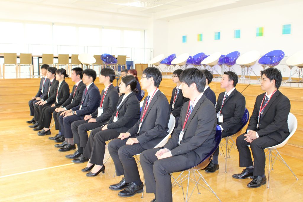 内定者の様子（内定式）