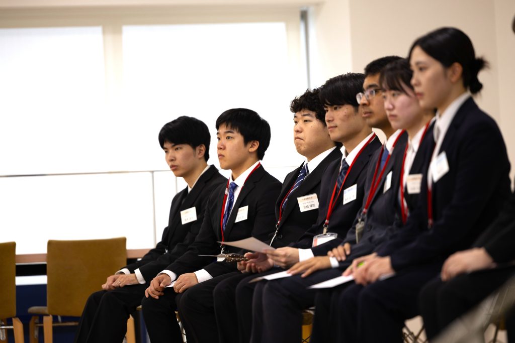 内定式 修了式見学